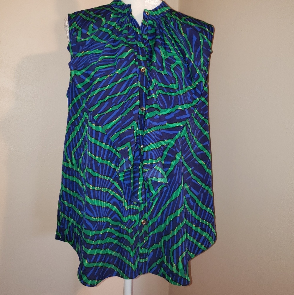 Anne Klein SZ Large.  Button Up Blouse